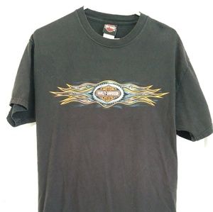 Harley Davidson 3D tee (Flames/Eagle)